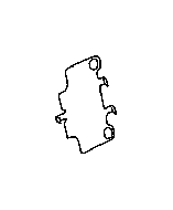 View 0494647080 SHIM KIT,  ANTI SQUEAL(FOR REAR DISC BRAKE) Full-Sized Product Image