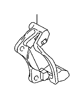 View 478210E020 Disc Brake Caliper Bracket (Right, Rear) Full-Sized Product Image