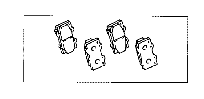 View 0446560230 Disc Brake Pad Set (Front) Full-Sized Product Image