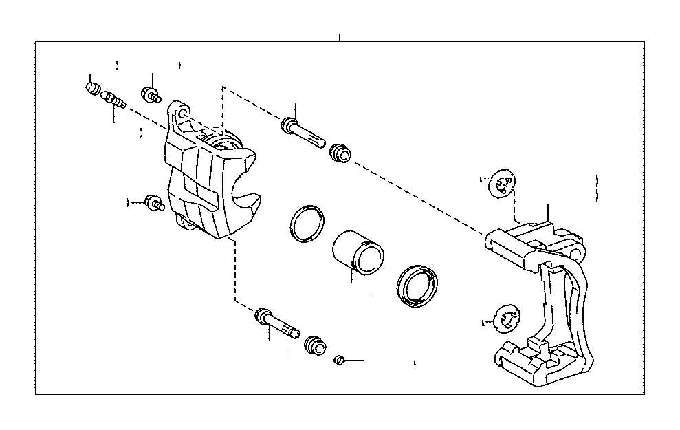 View 4789530350 Disc Brake Caliper Bracket Mounting Bolt Washer (Rear) Full-Sized Product Image