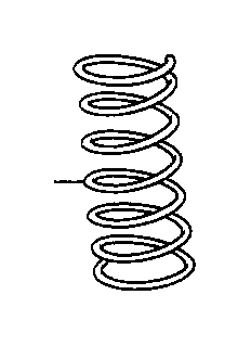 View 4823124130 Coil Spring (Left, Right, Rear) Full-Sized Product Image