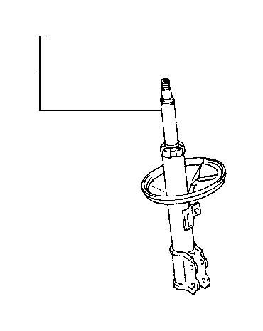 View 4852039195 Suspension Strut (Left, Front) Full-Sized Product Image