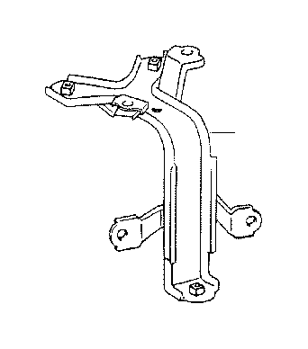View 4891150040 Air Suspension Compressor Bracket Full-Sized Product Image