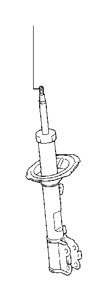 View 48520A9220 Suspension Strut (Left, Front) Full-Sized Product Image