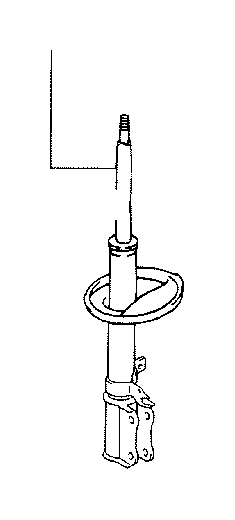 View 4854039425 Suspension Strut (Left, Rear) Full-Sized Product Image