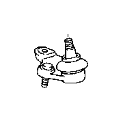 View 4333029615 Suspension Ball Joint (Right, Front, Lower) Full-Sized Product Image