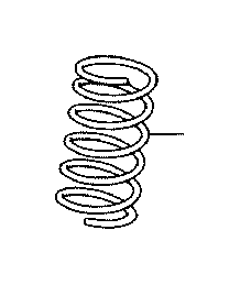 View 4823153151 Coil Spring (Left, Right, Rear) Full-Sized Product Image