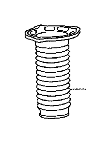 View 4825750030 Coil Spring Insulator (Left, Right, Rear, Upper) Full-Sized Product Image