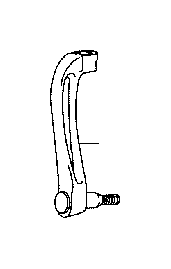 View 4850350010 Suspension Strut Fork (Right, Front, Lower) Full-Sized Product Image