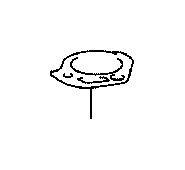 View 4896248010 CUSHION,  HEIGT CONTROL TUBE COVER Full-Sized Product Image