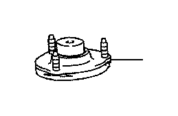View 4860960090 Suspension Shock Absorber Mount (Left, Right, Front) Full-Sized Product Image