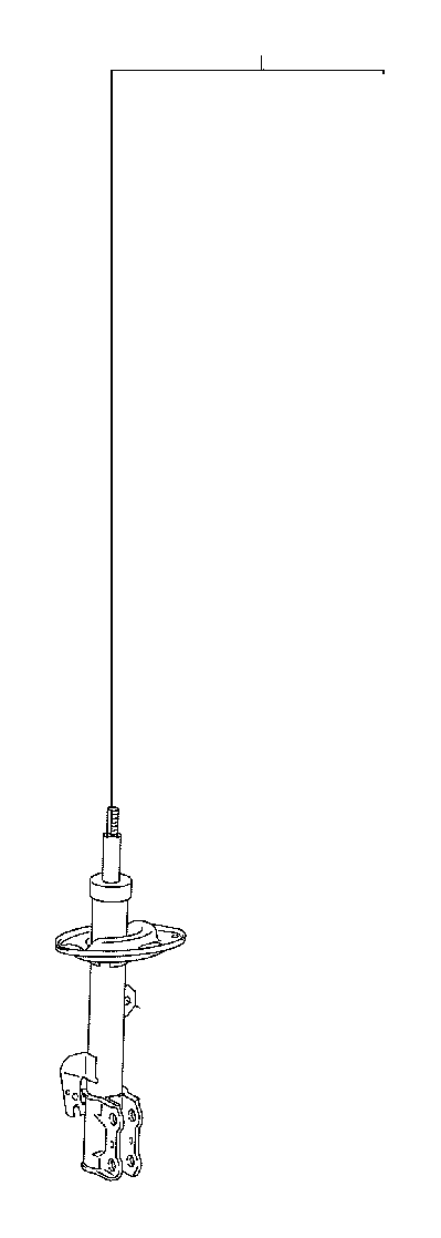 View 4851080776 Suspension Strut (Right, Front) Full-Sized Product Image