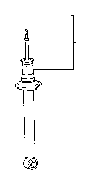 View 4853080723 Suspension Shock Absorber (Right, Rear) Full-Sized Product Image