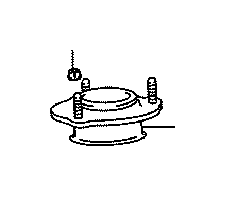 View 4875550121 Suspension Shock Absorber Mount (Rear) Full-Sized Product Image