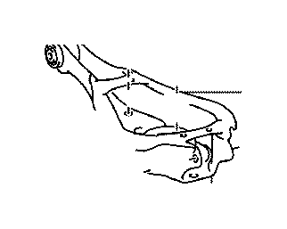 View 487300E050 Suspension Control Arm (Left, Right, Rear) Full-Sized Product Image