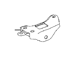 View 487270R010 Suspension Trailing Arm Bracket (Left, Rear) Full-Sized Product Image