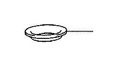 View 482570E020 Coil Spring Insulator (Left, Right, Rear, Upper) Full-Sized Product Image
