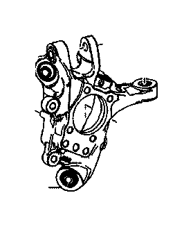 View 4230553020 CARRIER SUB-ASSEMBLY,  REAR AXLE,  LEFT Full-Sized Product Image