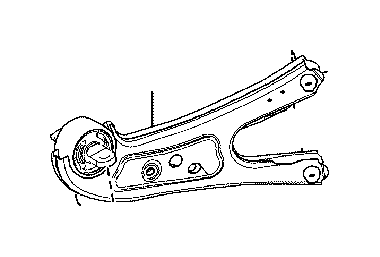View 487800E090 ARM ASSEMBLY,  TRAILING,  REAR LEFT Full-Sized Product Image