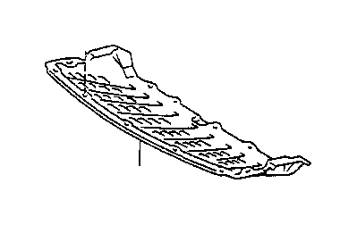 View 5144224010 Radiator Support Splash Shield Full-Sized Product Image