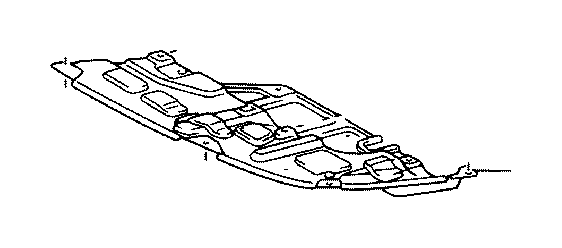 View 5144233060 Radiator Support Splash Shield Full-Sized Product Image