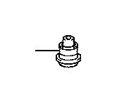 View 522760E011 Suspension Crossmember Insulator (Left, Rear) Full-Sized Product Image