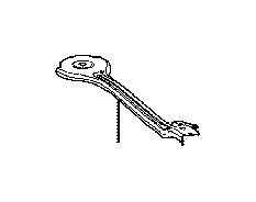 View 5803524010 Suspension Subframe Crossmember Brace (Right, Rear) Full-Sized Product Image