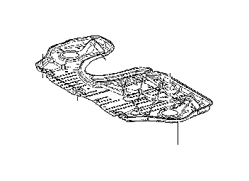 View 514420E050 Powertrain Skid Plate Full-Sized Product Image
