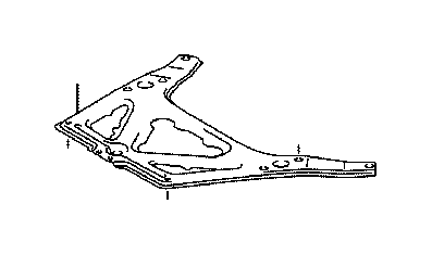 View 5140324022 BRACE SUB-ASSEMBLY,  FRONT SUSPENSION MEMBER Full-Sized Product Image