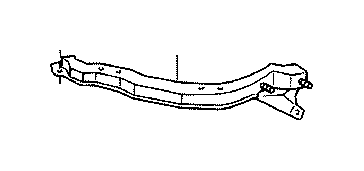 View 5213453010 Bumper Cover Reinforcement (Left, Front) Full-Sized Product Image