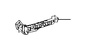 View 5214633040 Bumper Cover Stay (Left, Front) Full-Sized Product Image