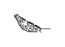 View 525360E013 Bumper Cover Stay (Left, Front) Full-Sized Product Image