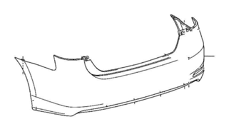 View 5215975902 Bumper Cover (Rear) Full-Sized Product Image