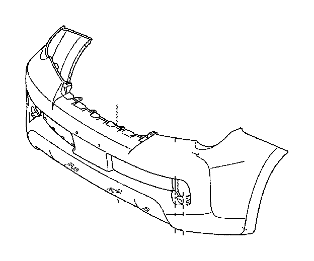View 521196B995 Bumper Cover (Front) Full-Sized Product Image