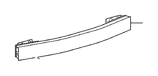 View 5202330371 Bumper Impact Bar (Rear) Full-Sized Product Image