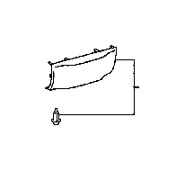 View 5216960130A0 Bumper Cover Cap (Rear, Lower) Full-Sized Product Image