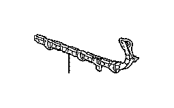 View 5215650060 Bumper Cover Support Rail (Left, Rear) Full-Sized Product Image