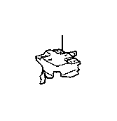 View 537040E010 Battery Tray Bracket (Left) Full-Sized Product Image
