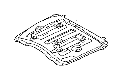 View 5334153030 Hood Insulation Pad Full-Sized Product Image