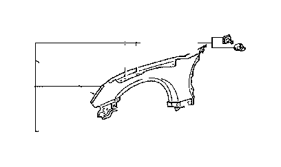 View 5380124903 Fender (Right, Front) Full-Sized Product Image