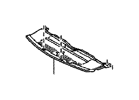 View 5329550030 Radiator Support Air Deflector Full-Sized Product Image