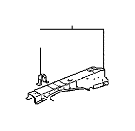 View 5370550010 Fender Rail (Right, Front, Upper) Full-Sized Product Image