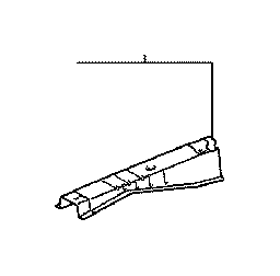 View 5370650010 Fender Rail (Left, Front, Upper) Full-Sized Product Image