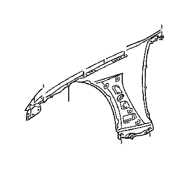 View 5380153100 Fender (Right, Front) Full-Sized Product Image