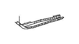 View 5719648020 Floor Side Rail Reinforcement (Left, Front) Full-Sized Product Image