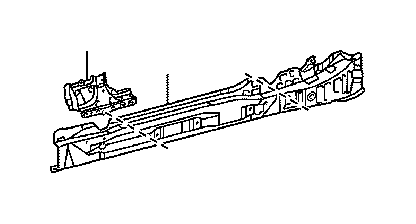 View 5740153030 Floor Side Rail (Right) Full-Sized Product Image