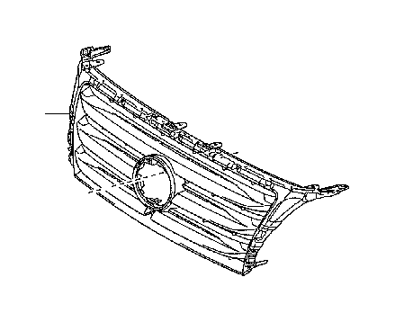 View 5310160B30 Grille Full-Sized Product Image