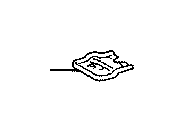 View 583660E010 Fuel Tank Bracket (Left) Full-Sized Product Image