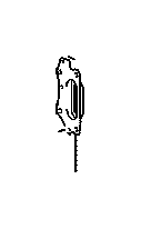 View 5711730050 RETAINER,  FRONT BUMPER ARM,  RIGHT Full-Sized Product Image