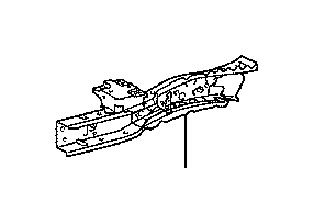 View 571120E010 Frame Side Member (Left, Front) Full-Sized Product Image